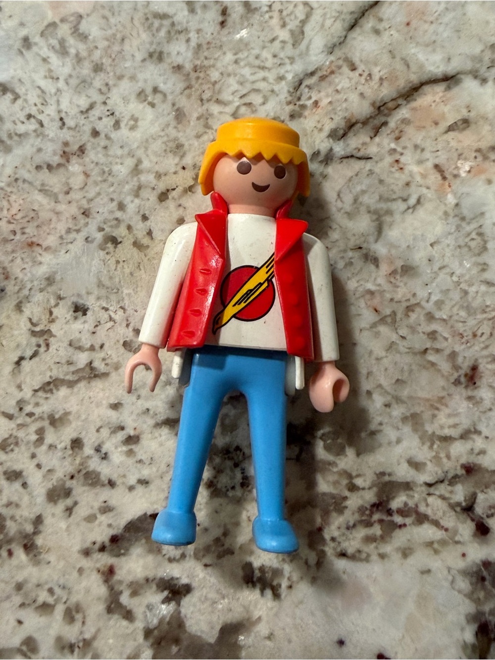 Vintage 1974 PLAYMOBIL FIGURE GEOBRA BLONDE MALE